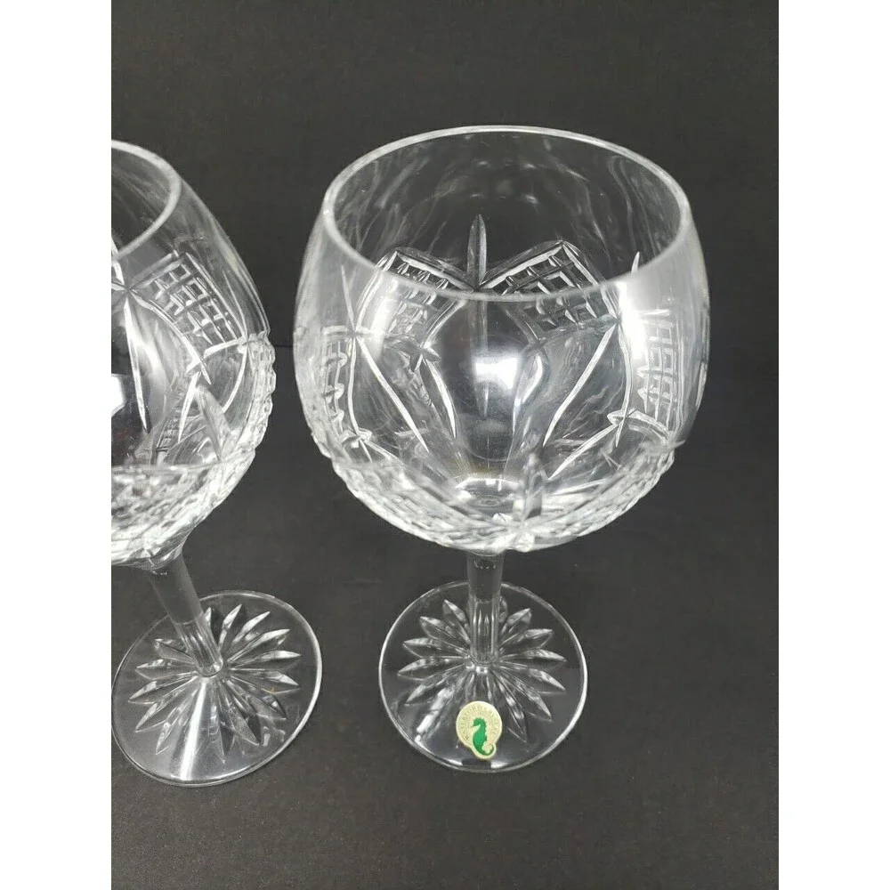 Grainne by Waterford Crystal Wine Glasses Goblets Crafted In Ireland  8.25